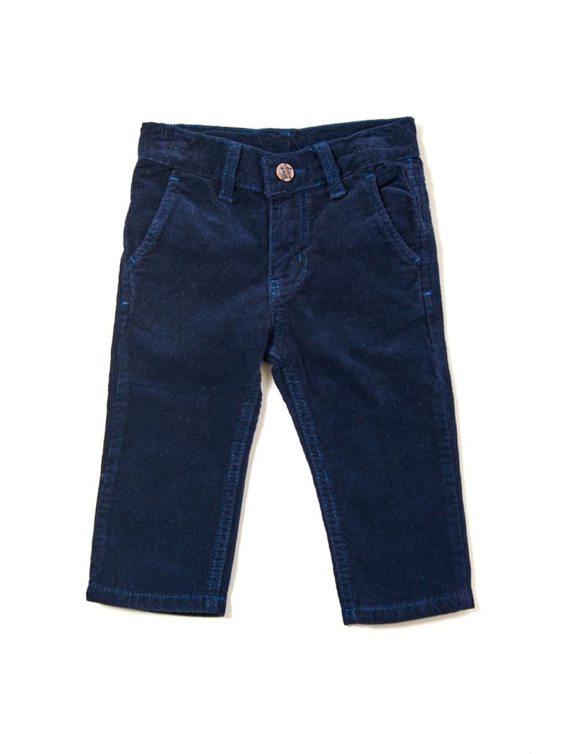 Navy blue corduroy shorts for boys NDZ1687 - Online store - Boutique